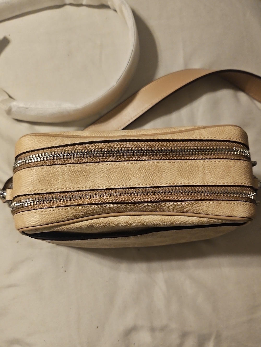 Coach Outlet Mini Carey Crossbody Bag In Signature Canvas - Picture 6 of 7